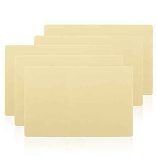 5pcs A4 Size 3MM Thick Synthetic Tattoo Practice Skin, Segbeauty Double-sided Tattoo Art Training Silicone Pads Tattoo Kit,Tattoo Artist Microblading Practice Skin Sheets, 11.8 inches x 7.9 inches