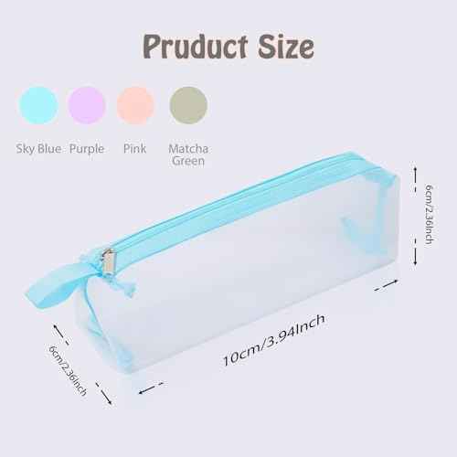 4Pcs Travel Makeup Bag,Toiletry Bag Mesh Portable Clear Cosmetic Bags make up bags Pencil Case Makeup Brush Bag Travel Accessories Storage Bag for Women Home Office