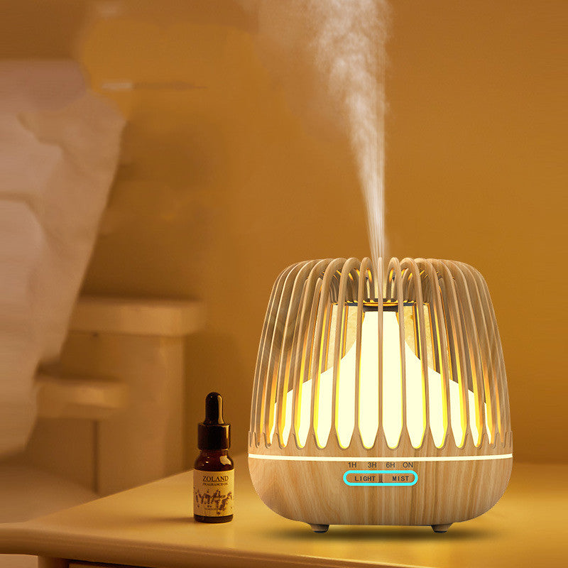 Wood Grain Aromatherapy Diffuser for Home & Relaxation