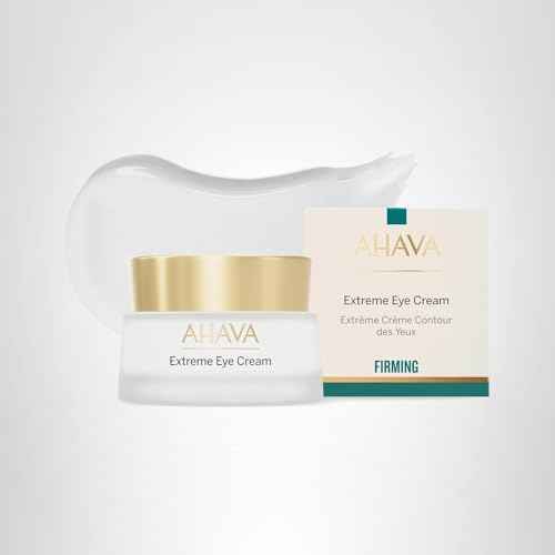 AHAVA Extreme Firming Eye Cream - Firms, Hydrates, Smoothes & Reduce Wrinkles of Eye Area, Enriched with Extreme Complex, Exclusive Dead Sea Osmoter, Peptides, Hyaluronic Acid & Shea Butter, 0.5 Fl.Oz