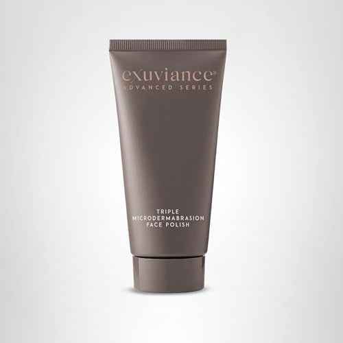 EXUVIANCE Triple Microdermabrasion Face Polish with Glycolic Acid, Papaya Enzyme and Pure Professional Grade Crystals, 75 g.