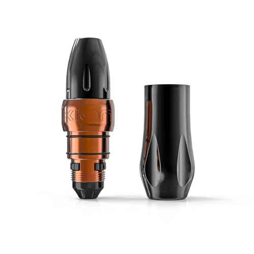 FK Irons - Spektra Xion Rotary Tattoo Machine - Tangerine - Comfortable & Ergonomic Pen Style With Interchangeable Strokes