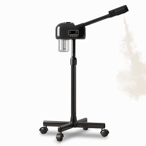 Facial Steamer, Professional Facial Steamer with Hot Mist for Esthetician, Facial Steamers Home Facial Spa, Face Steamer for Facial Deep Cleaning ? Professional Home Facial Spa Steamer with Hot Mist.