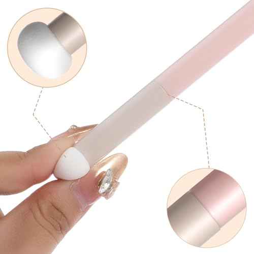 5 Pcs Mushroom Makeup Sponge Brush Applicators Concealer Brushes Round Head Brightening Brush Powder Puff With Handle Under Eye Beauty Brushes for Face Nose Eyelids Newbie Concealer
