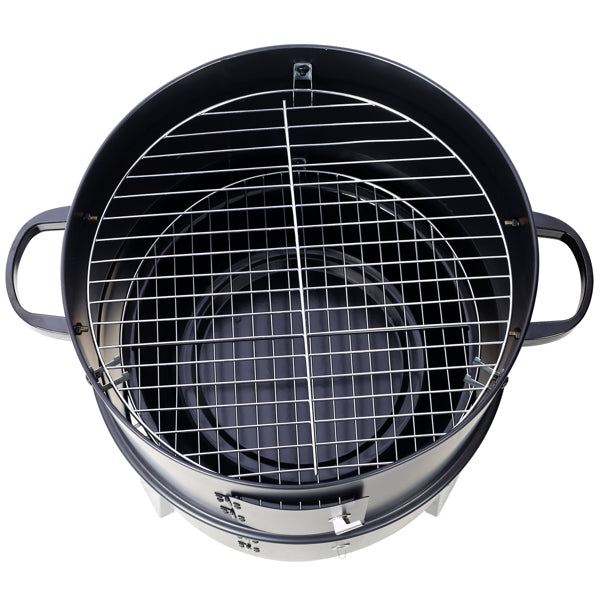 16-Inch Charcoal Smoker Grill - Portable Outdoor Cooking
