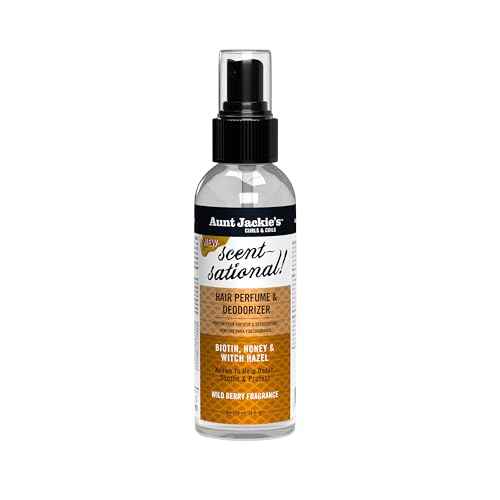 Aunt Jackie's Braid + Twist Collection Scent-Sational Hair Perfume & Deodorizer ? Neutralize Odors and Refresh Hair with Witch Hazel, Biotin, and Honey ? 4 fl oz