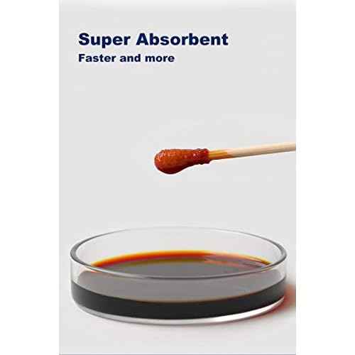 300ct Cotton Swabs with Strong Bamboo Sticks by Xumzee: 100% Pure Natural Cotton,Biodegradable, Chemical Free Cotton Buds