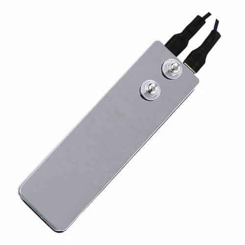 DOWEI Tattoo Foot Pedal Switch, Mini Flat Stainless Steel, Perfect for Tattoo Power Machine Guns Supplies