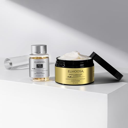 HAIR CARE ROUTINE For All Hair Types Clarify Shampoo Fresh Hair & Deeply Hydrate Conditioner Repair + Hair Vitamins Oil Capsules For Hair Smooths & Shine Frizz Control Treatment