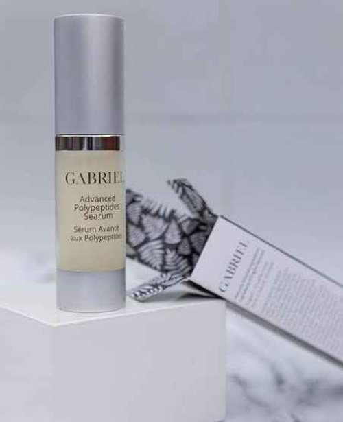 Advanced Polypeptides Searum by Gabriel Cosmetics | All Natural Ingredients to Protect, Nourish, Rejuvenate Skin, 0.5 oz