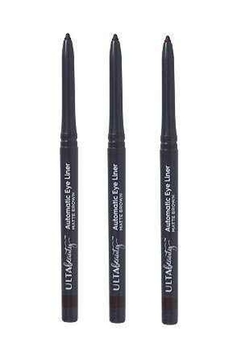 Ulta Beauty 3 Pack Automatic Eyeliner. Matte Brown. Size 0.01 oz.