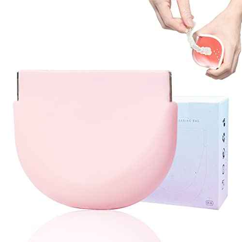 Silicone Pink Retainer Case With Lanyard - Slim Cute Dental Container for Braces, Partial Denture, Night Mouth Guard, Aligner - Travel Holder for Girls, Women, Kids, Men