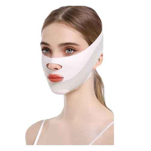 TFAXOG V Line Lifting Mask Chin Strap for Sleeping Reusable£¬Face Lift Tape Face Slimmer for Women£¬Jaw Trainer£¨Pink. Black. Blue£© Variety of Options.(Pink,2PCS)