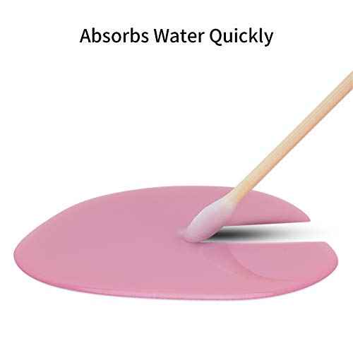 tifanso 500 Count Cotton Swabs, Natural Double Round Strong Wooden Cotton Tip Sticks Buds for Ears, Cruelty-Free Ear Swabs with Storage Box