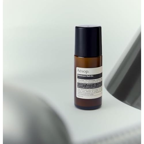 Aesop Roll On Deodorant | Alcohol & Aluminum Free | Reduce and Mask Unpleasant Odors | Woody, Herbaceous, Earthy | 1.6 oz / 50 mL (Pack of 2)