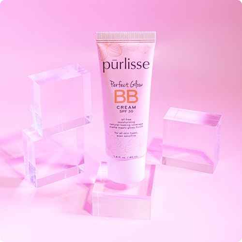 p?rlisse Perfect Glow BB Cream with SPF 30 - Matte Meets Dewy Finish - Enriched with Goji & Hawthorn Berry to Help Improve Skin Texture & Radiance - Light Medium (1.4 oz)