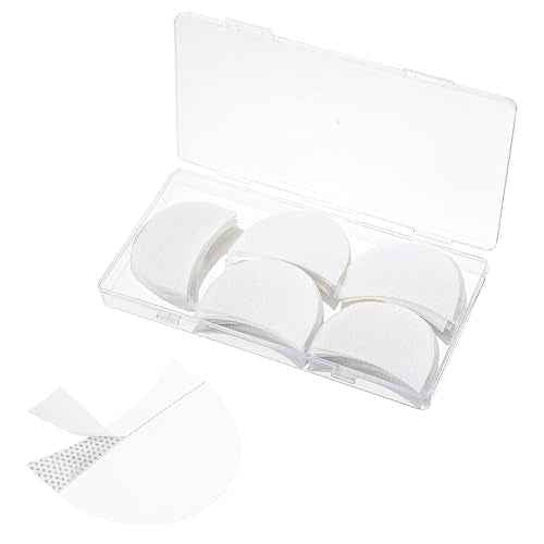 200Pcs Eyeshadow Shields, Lint Free Eyeshadow Stencil Gel Pads, Professional Eye Pads, Prevent Makeup Residue for Eyelash Extensions, Eyeliner, Lip and Tinting Makeup