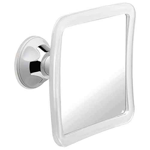 MIRRORVANA Fogless Shower Mirror for Shaving with Upgraded Suction, Anti Fog Shatterproof Surface and 360¡Æ Swivel - 6.3" x 6.3"