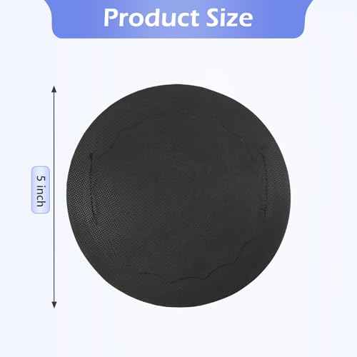 4 Pcs Round Exfoliating Glove, Skin Cleaner Silicone Exfoliator Polishing Mitt Body Scrubber Dead Skin Buffing Treatment for Shower Spa