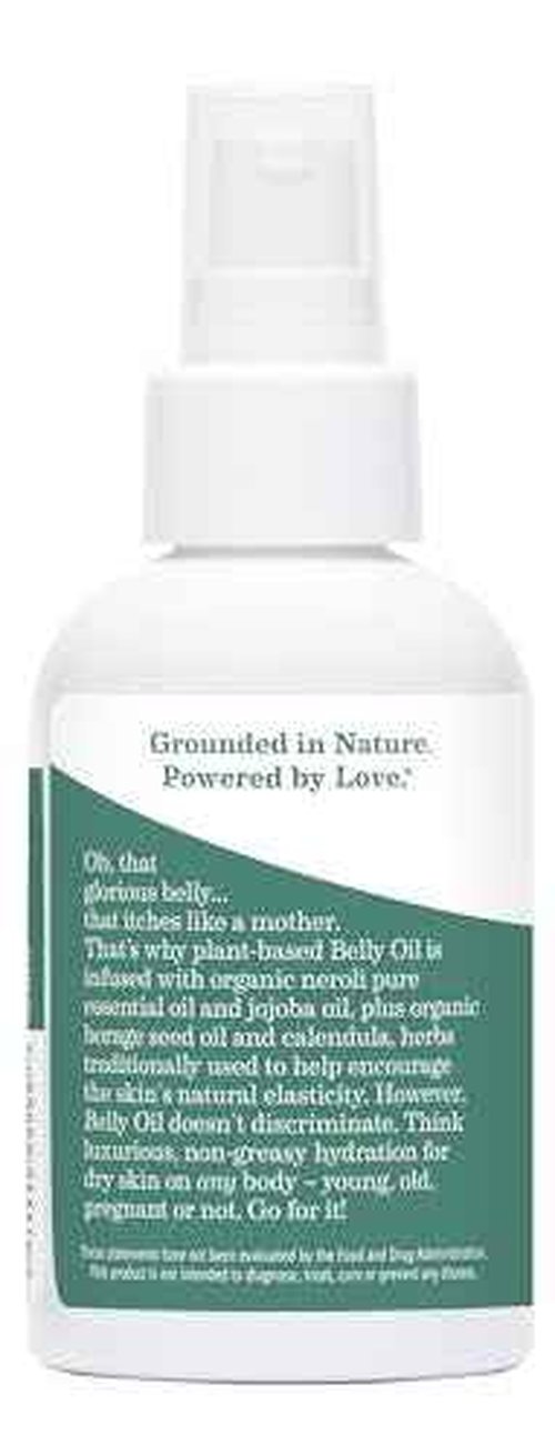 Earth Mama Belly Oil for Dry Skin | Calendula Skin Care Moisturizer Oil to Encourage Natural Elasticity and Help Prevent Stretch Marks During Pregnancy and Postpartum, 4-Fluid Ounce (3-Pack)