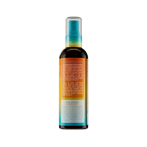 Mielle Organics Nourishing Thermal Heat Protectant Spray - Heat Protection Spray for Hair to Detangle, Nourish & Protect - Shields Hair from Blow Outs & Styling Tools (6 Fl Oz)