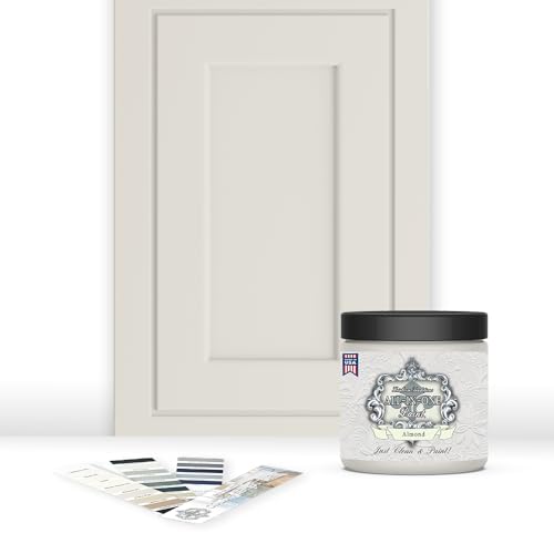 ALL-IN-ONE Paint, Durable cabinet and furniture paint. Built in primer and top coat, no sanding needed. Includes our 30 featured color card - Thistle (gray purple), Quart