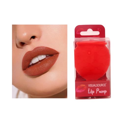 Fish Lip Plumper Fish-Shaped Lip Suction Device,Long-Lasting Lip Enhancer Tool for Instant Volume, Reusable Silicone Lip Plumper,Perfect for Lip Care & Sexy Lip Accent for Women