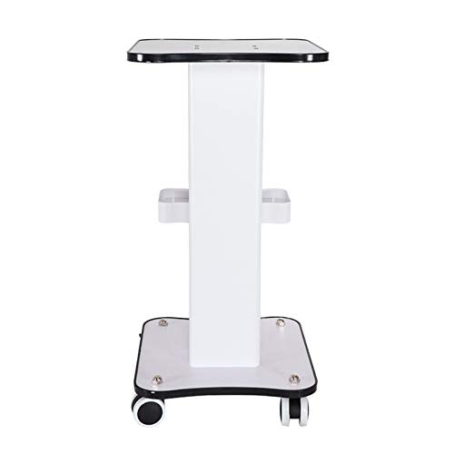 3-Tier Rolling Esthetician Cart with Storage Trays, 88lbs Capacity Aluminum Mobile Beauty Salon Trolley Cart with Locking Wheels
