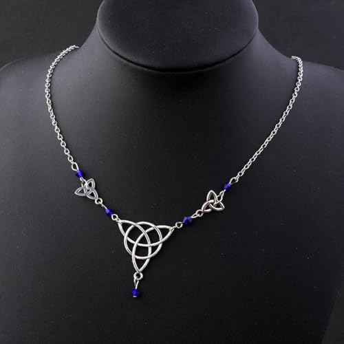 Boho Head Chain Beaded Headbands Vintage Crystal Headpieces Irish Knot Forehead Chain for Women