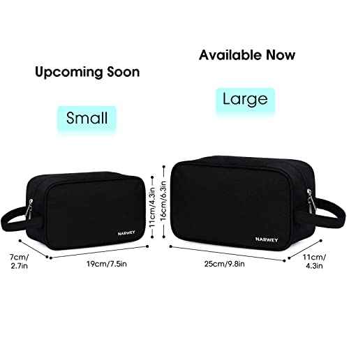 Narwey Travel Toiletry Bag for Women Traveling Dopp Kit Men Travel Bag for Toiletries Cosmetic Bag Makeup Bag Medicine Bag for Traveling