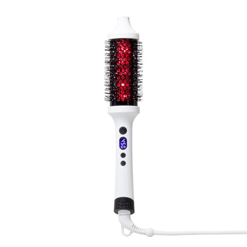 BONDIBOOST Infrared Thermal Brush, Heated Thermal Round Brush for Smooth + Shiny Hair, Dry Hair Styling for Instant Volume, Less Hair Breakage + Minimizes Snags, Frizz-Free