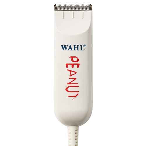 Wahl Professional Peanut Trimmer Corded Lightweight Powerful Rotary Motor Includes 4 Trimming Guides Accessories