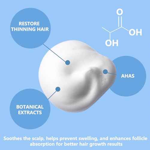 5% Minoxidil Foam for Men, Minoxidil for Women Hair Growth, Infused with Biotin, Hair Growth Treatment, Foam Hair Regrowth Treatment for Hair Thinning Receding Hairline,(2 oz Bottle), 3-Pack