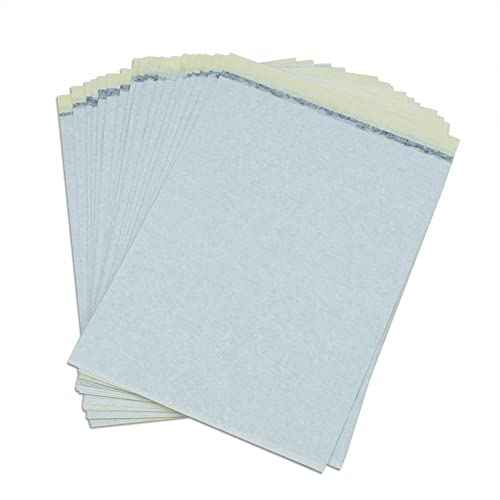 40pcs Tattoo Practice Skins with Tattoo Transfer Paper Kit Includes 30pcs A4 Size 4 Layers 8.5" x 11" Tattoo Paper and 10Pcs 8¡¿6in Double Sided Tattoo Skin Practice