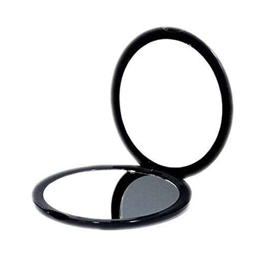 deweisn Magnifying Compact Cosmetic Mirror Elegant Pocket Handheld Makeup Mirror with Powerful 10x Magnification and 1x True View Mirror for Travel or Your Purse