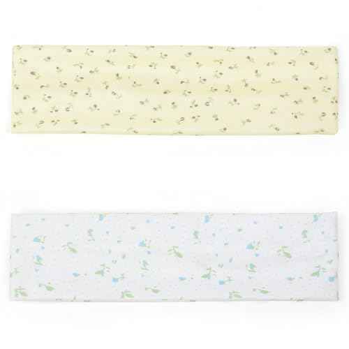 TERSE Fashion Women's Headbands for Short Hair Non Slip Elastic Floral Hairbands, Soft Fabric 2 Inches Thick Stripe Head Bands for Girls, Valentine's Day Heart Headbands