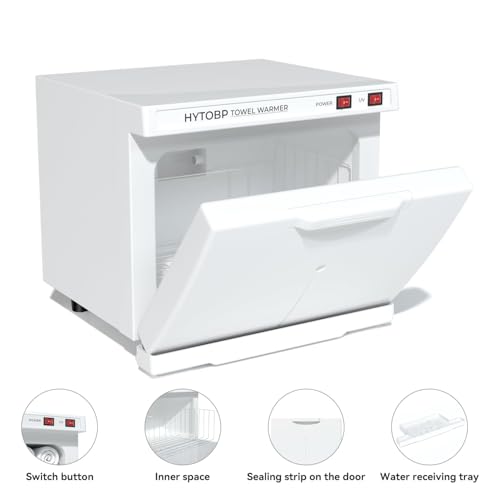 Hot Towel Warmer, 8.5L Towel Warmers Spa, Small Towel Warmer Professional Mini Towel Warmer Cabinet for Facial, Towel Warmer Esthetician Towel Heater for Beauty&Salon(8.5L-White)