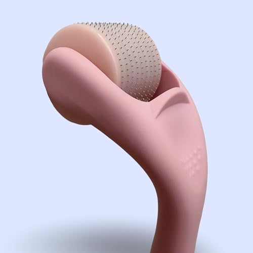 540 Stainless Steel Micropoint Derma Roller ? Microneedling Roller for Face, Scalp & Beard ? Skin Care Tool for Collagen Boost, Wrinkles & Hair Growth ? Storage Case Included (Matte Baby Pink)