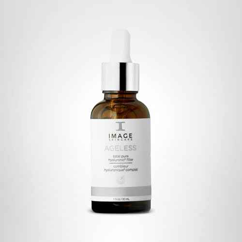IMAGE Skincare, AGELESS Total Pure Hyaluronic 6 Filler, Facial Hydration Serum, Fill in Look of Fine Lines and Smooth Appearance of Wrinkles, 1 fl oz