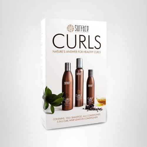 Surface Hair - Trio Box Set, Shampoo, Conditioner And Leave-In Conditioner – Defines, Adds Shine, and Provides Frizz Free Style Longevity