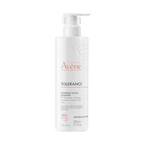Av?ne Tolerance Daily Foaming Facial Cleanser, For All Skin Types Including Sensitive, Reactive Skin, Glycerin & Niacinamide Daily Use Face Wash, Fragrance-Free, Dermatologist Tested, Non-Comedogenic