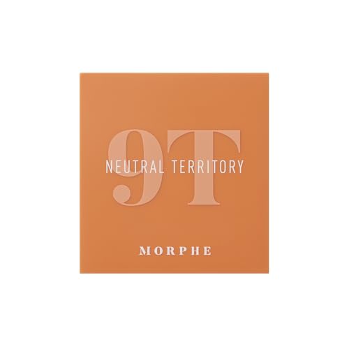 Morphe 9T Neutral Territory Artistry Palette - Eye Makeup Palette with Matte & Shimmer Neutral Hues for Everyday and Glam Looks - Pigmented Shades with Blendable & Buildable Formulas (0.35 oz)