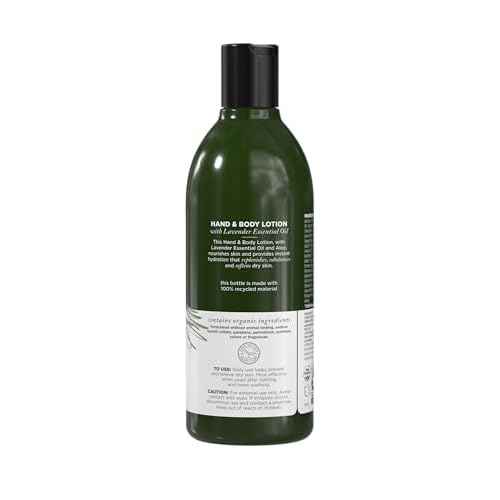 Avalon Organics Hand & Body Lotion, Nourishing Lavender, 12 Oz