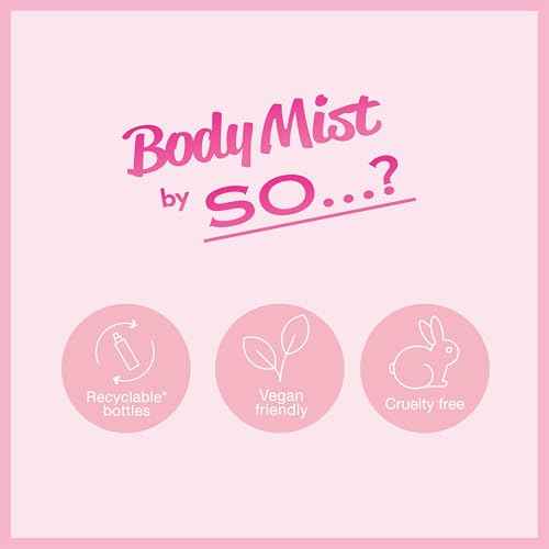 So¡¦? Body Mist Set - Perfumes for Women - Vanilla Perfume, Red Velvet, Cherry Blossom - Scents Lasting 6 Hours - Fragrance Gifts for Women - 3 pcs