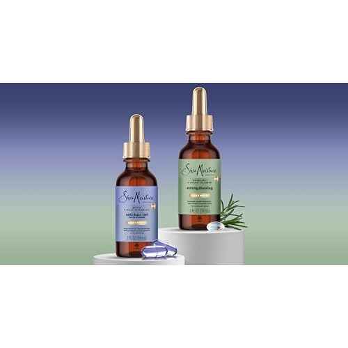 Shea Moisture Strengthening Scalp & Hair Oil Rosemary & Vegan Collagen To Protect The Scalp And Strengthen Hair With ScalpBoost Technology For A Cooling Sensation With ScalpBoost Technology 2 Fl Oz