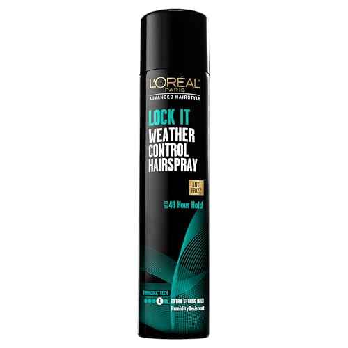 L'Or?al Paris Advanced Hairstyle LOCK IT Weather Control Hairspray, 8.25 oz. (Packaging May Vary)
