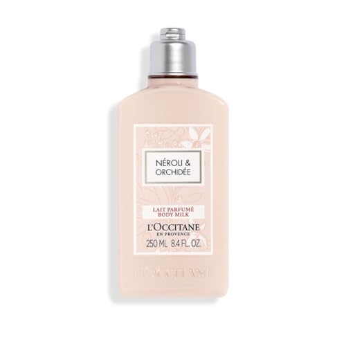 L'Occitane Body Milk: Moisturizing, Soften Skin, Delicately Perfume Skin, Vegan, Made in France, Citrus Verbena, Herbae, Neroli & Orchidee, 8.4 Fl Oz