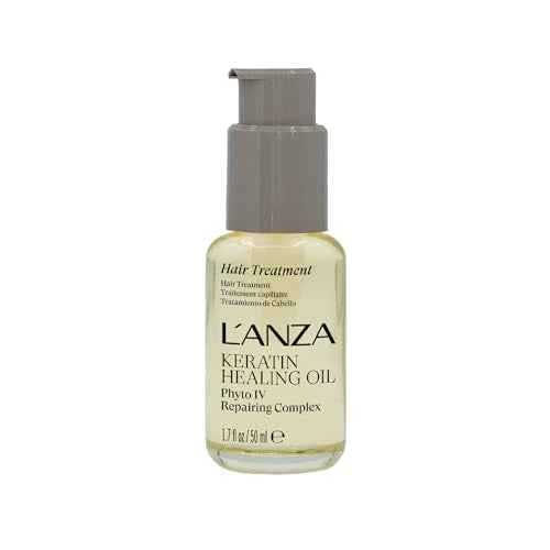 L'ANZA Keratin Healing Hair Oil Treatment, Keratin Infused Treatment, Hair Oil For Damaged Locks, Cruelty Free Healing Ingredients Repairs, Strengthens with UV Protection, New Bottle