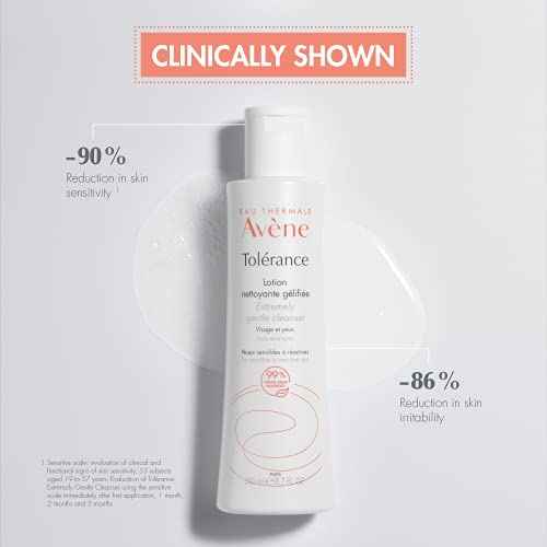 Av?ne Tolerance Extremely Gentle Cleanser Lotion for All Types of Hypersensitive Skin, Waterless Cleanser, 6.7 Fl Oz