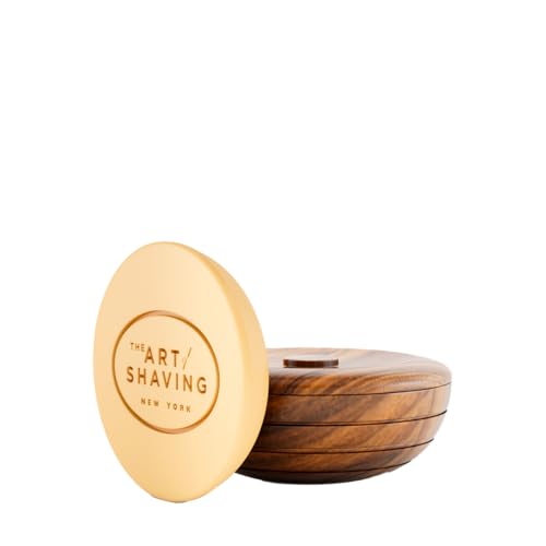 The Art of Shaving Shaving Soap Set - Shave Soap Refill with Wood Shaving Bowl, Protects Against Irritation, Lavender, 3.3 Ounce